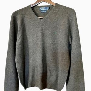 Polo Ralph Lauren Sweater Mens Size Large 100% Lambs Wool